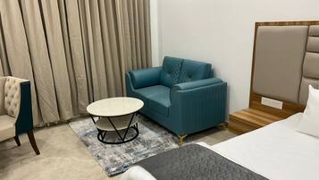 Superior Room | In-room safe, desk, laptop workspace, iron/ironing board