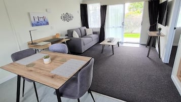 Leilighet – executive, terrasse, hageutsikt | Oppholdsområde