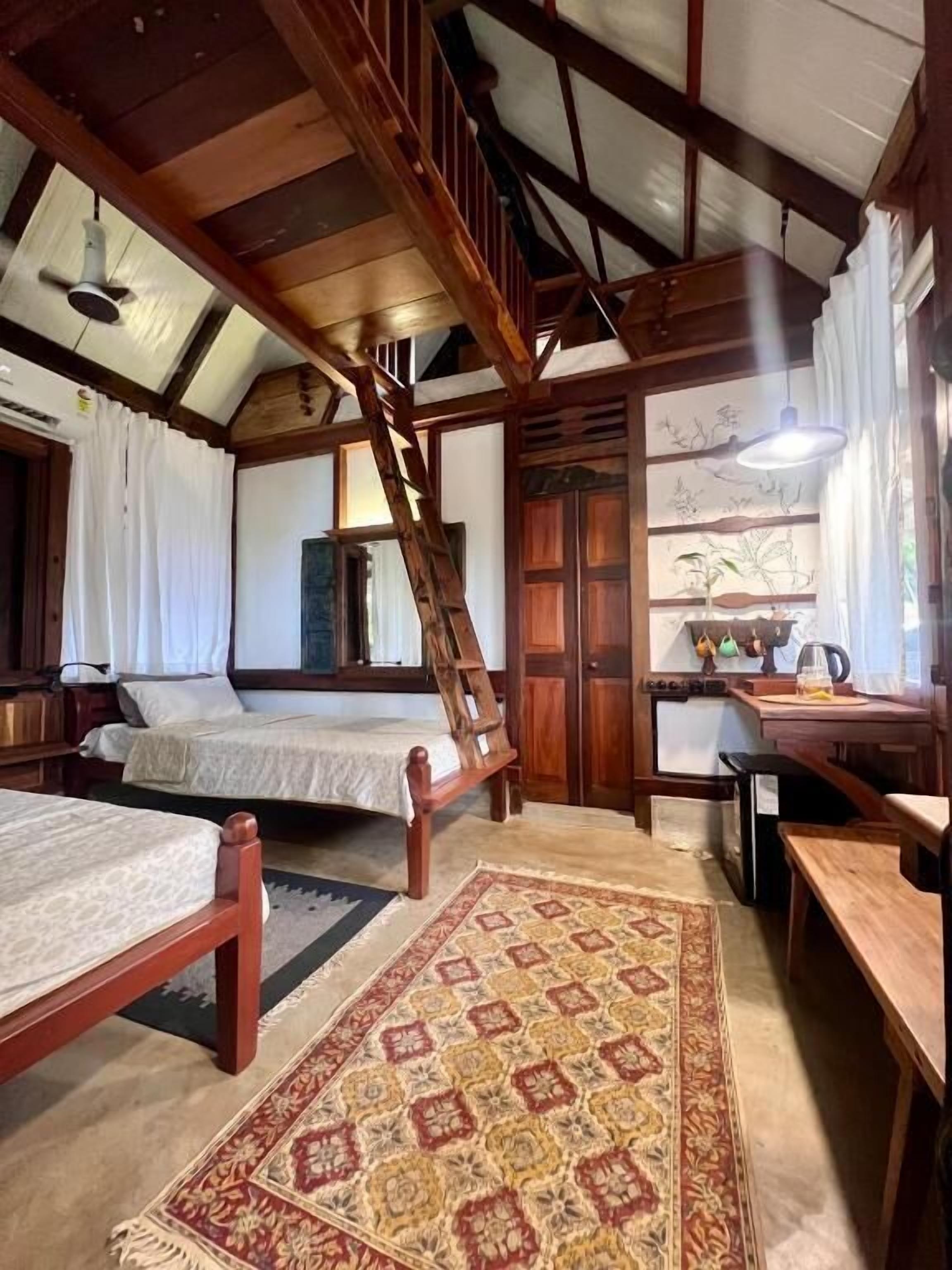 Classic-feriehus - balkon - udsigt til have | Gratis Wi-Fi