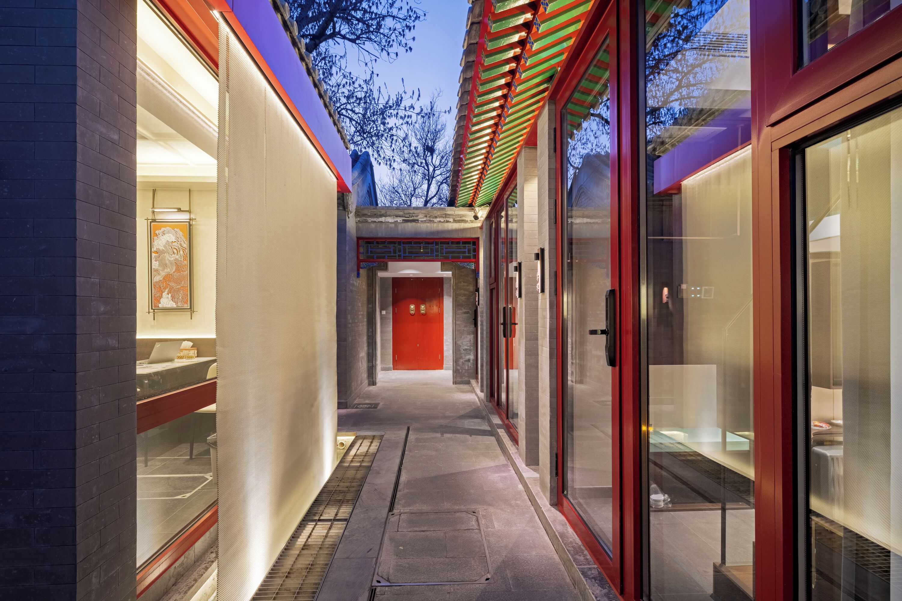 Näkymä sisäpihalle