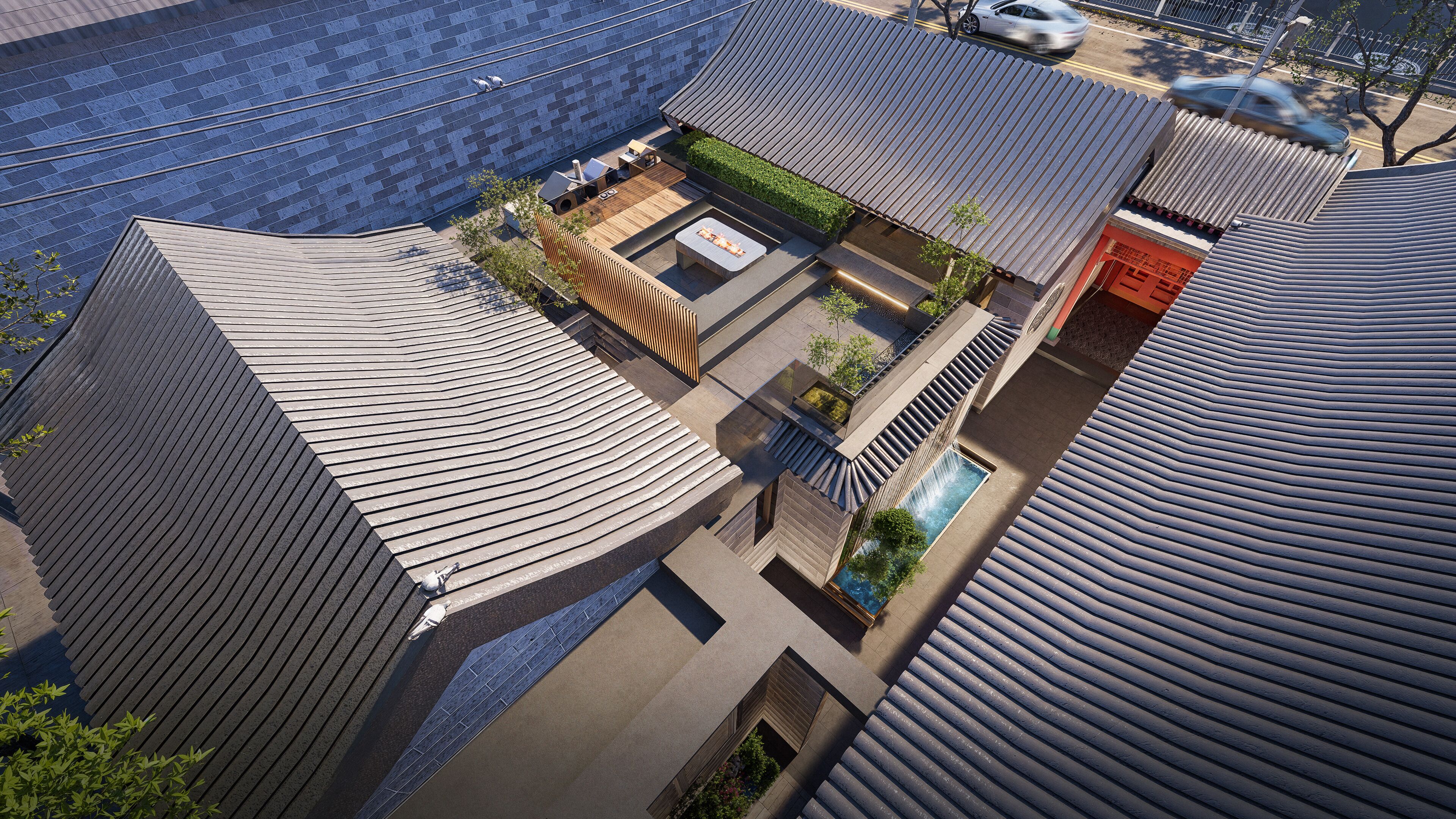 Phòng đôi tiện nghi đơn giản, lanai, quang cảnh sân vườn | Ngoại thất