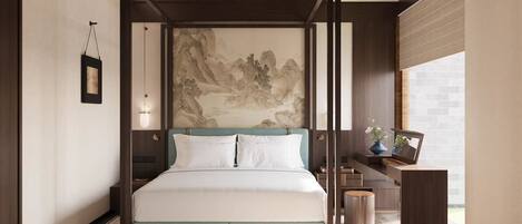 Comfort Studio Suite, Lanai, Courtyard View | Premium bedding, down comforters, memory foam beds, free minibar