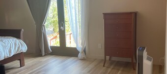 Private suite with private bathroom and washer and dryer. 