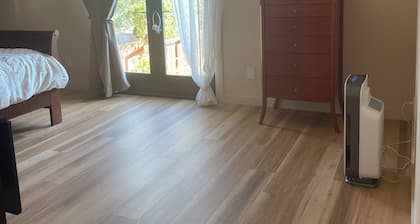 Private suite with private bathroom and washer and dryer.