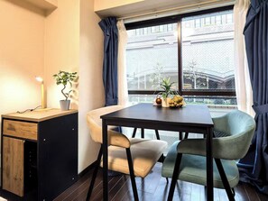 Superior Double Room, City View | Dining - IKIRA Apartment Hotel (Tokyo)