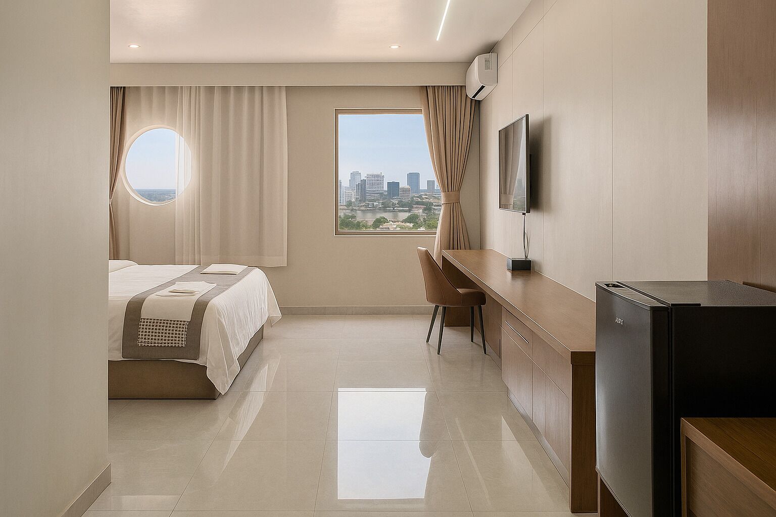 مكتب ومساحة عمل للكمبيوتر المحمول وواي فاي مجانًا