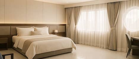 Luxury Double Room | Desk, laptop workspace, free WiFi