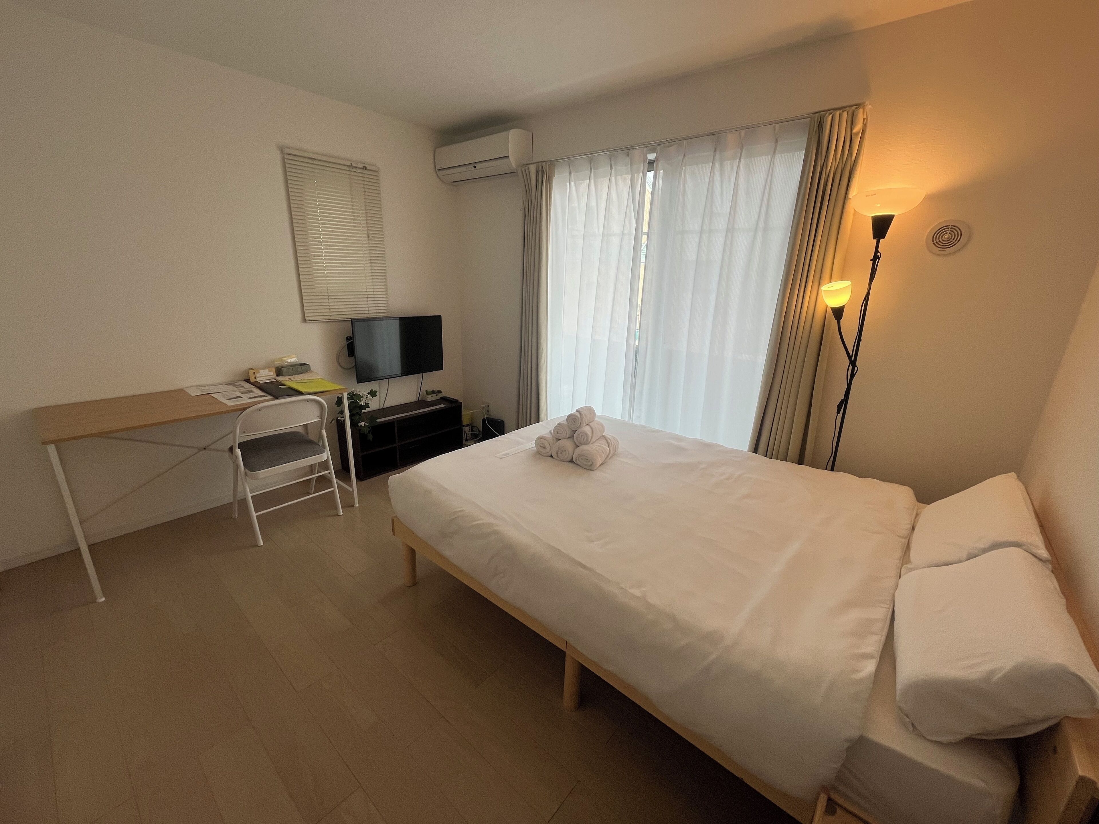 Double Room, 1 Double Bed, Lanai, City View | In-room safe, blackout drapes, soundproofing, free WiFi