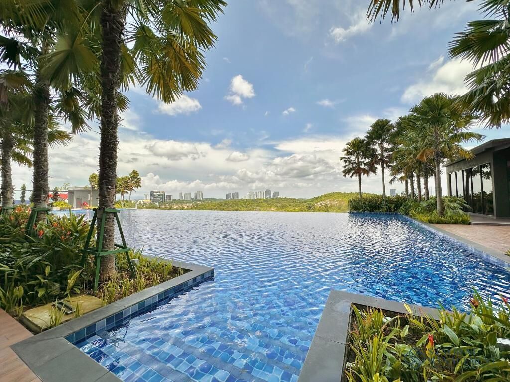 Appartement Duplex Deluxe, 2 chambres, vue ville | Piscine