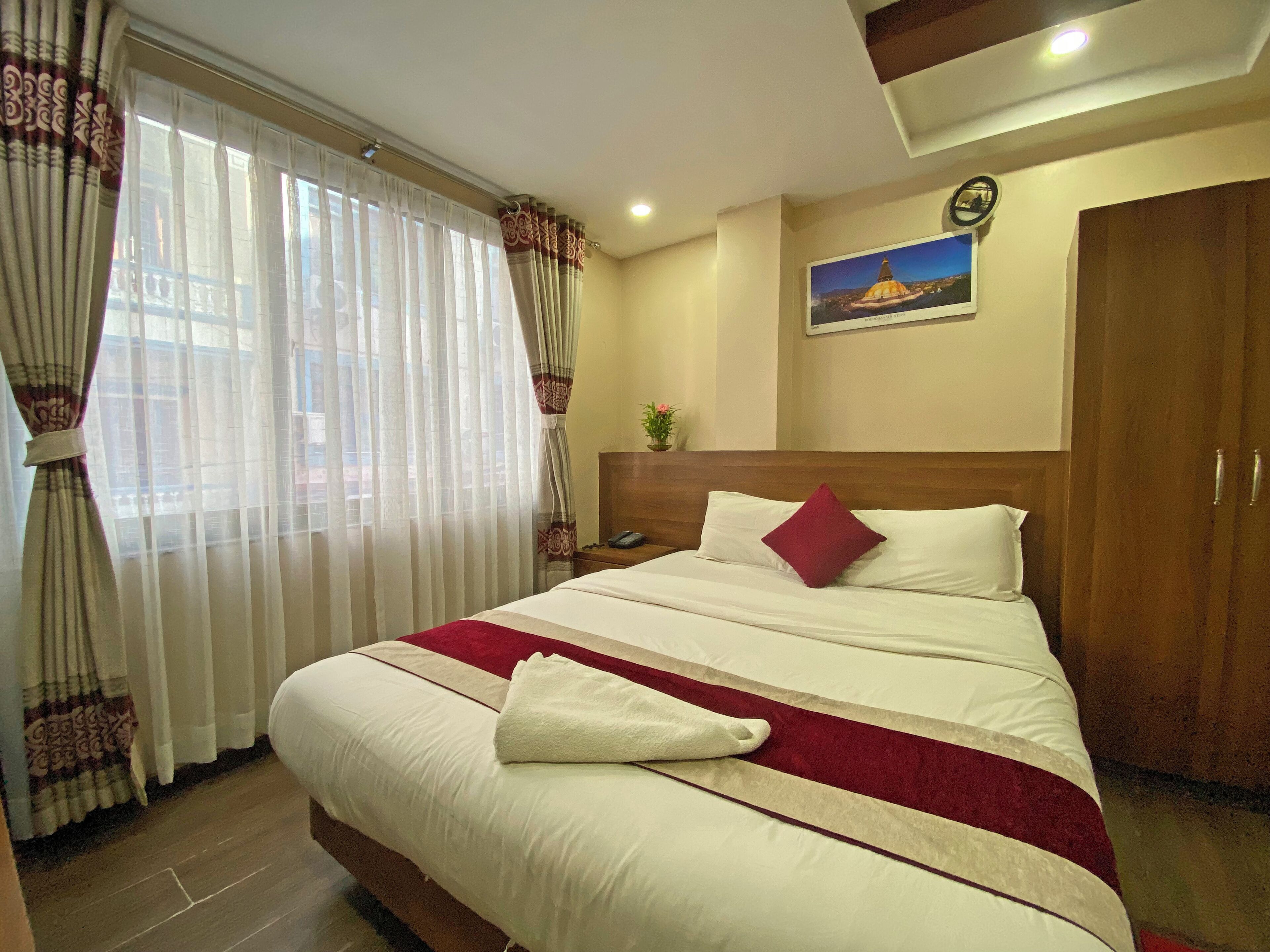 Standard Double Room, City View | Desk, laptop workspace, free WiFi