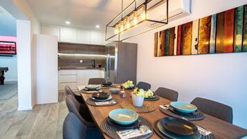 Villa (Three Bedroom Villa) | Private kitchen | Fridge