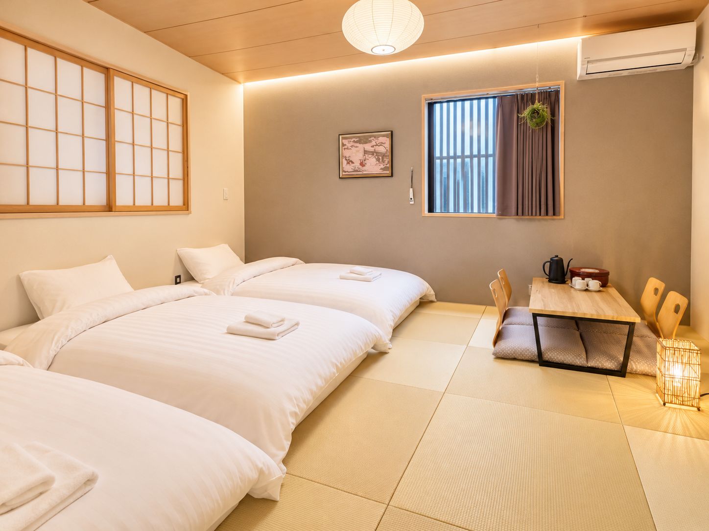 Habitació amb dos llits individuals Deluxe, diversos llits, bany privat | Vista des de l'habitació