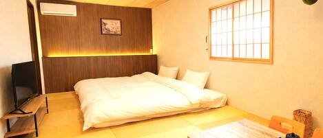 Chambre Supérieure avec lits jumeaux, plusieurs lits, salle de bains privée