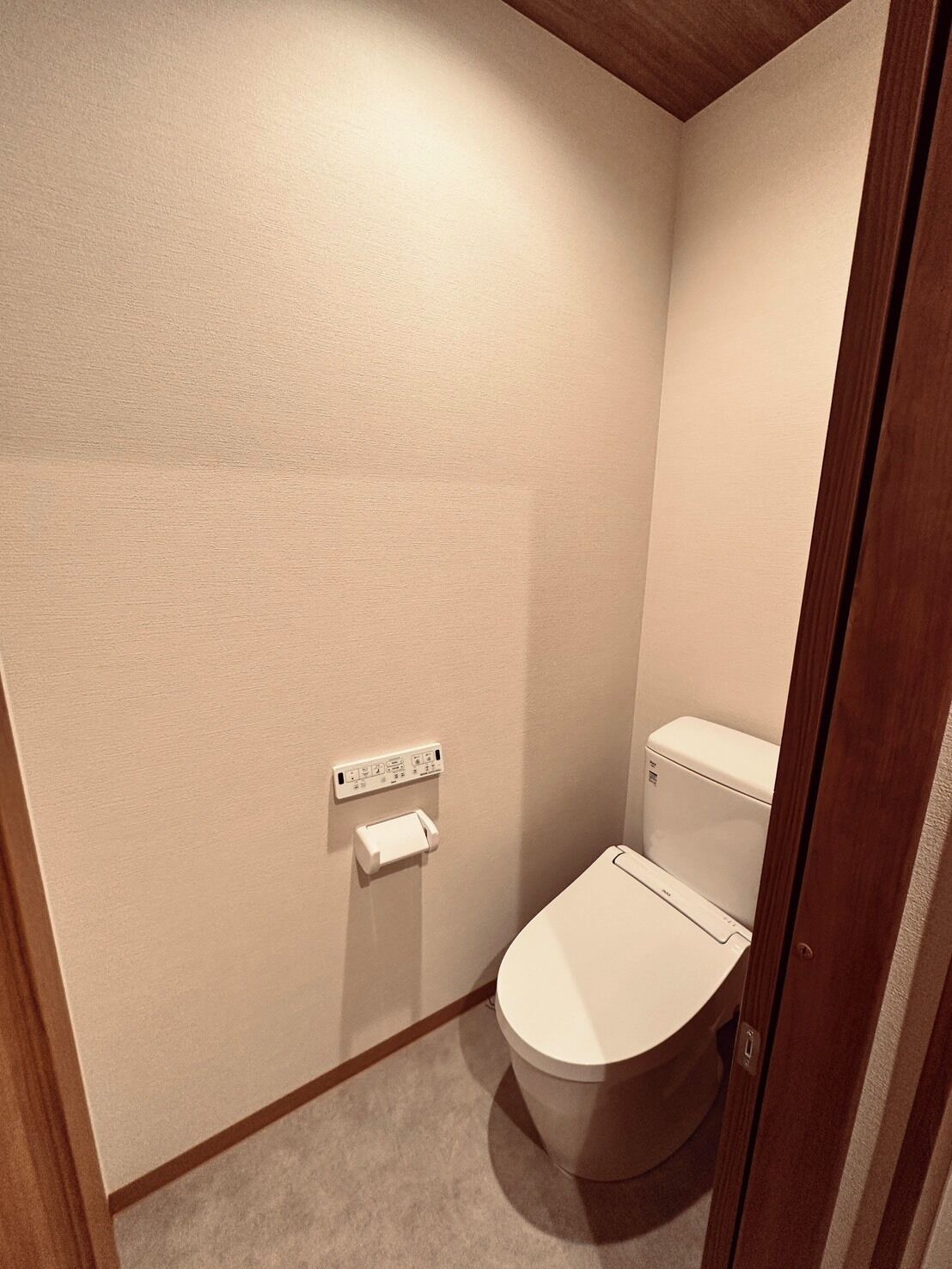 Hair dryer, slippers, towels, soap