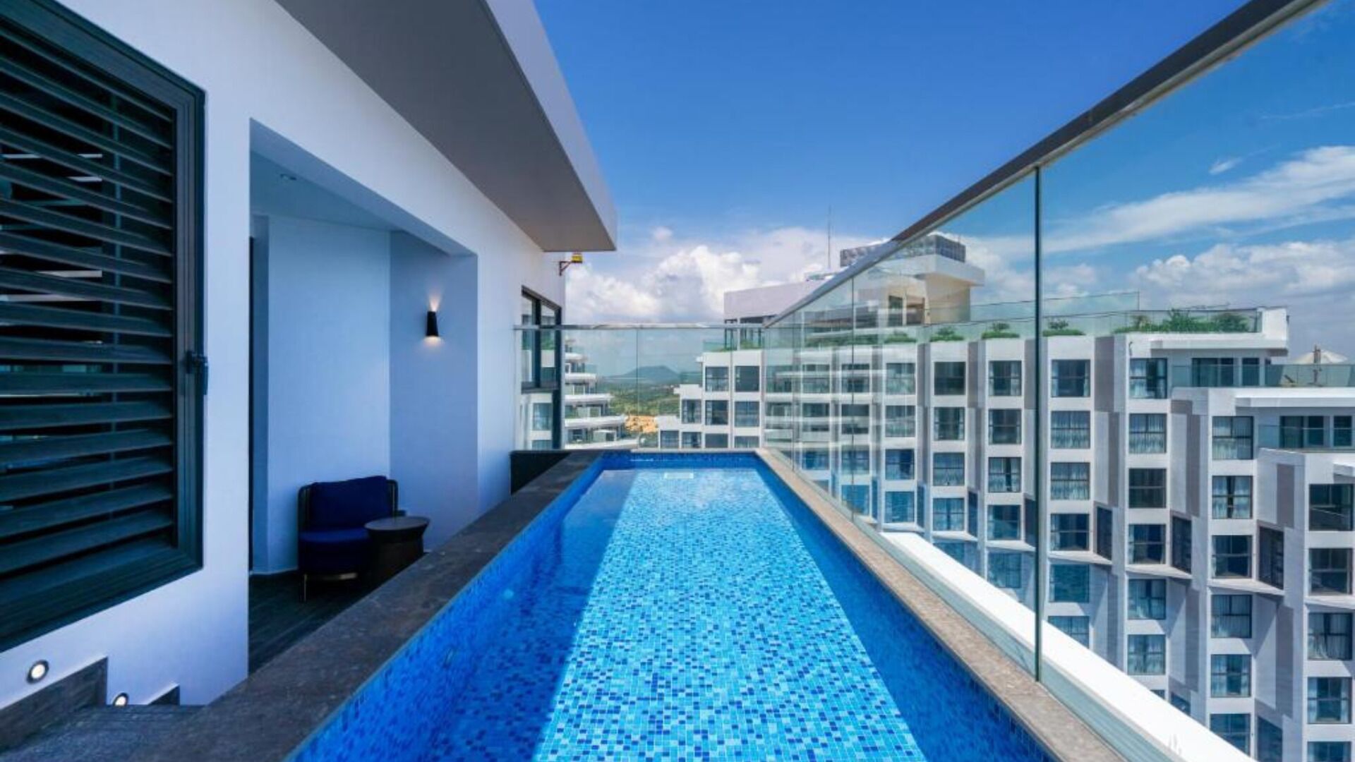 Luxury-Apartment, eigener Pool, Meerblick | Eigener Pool