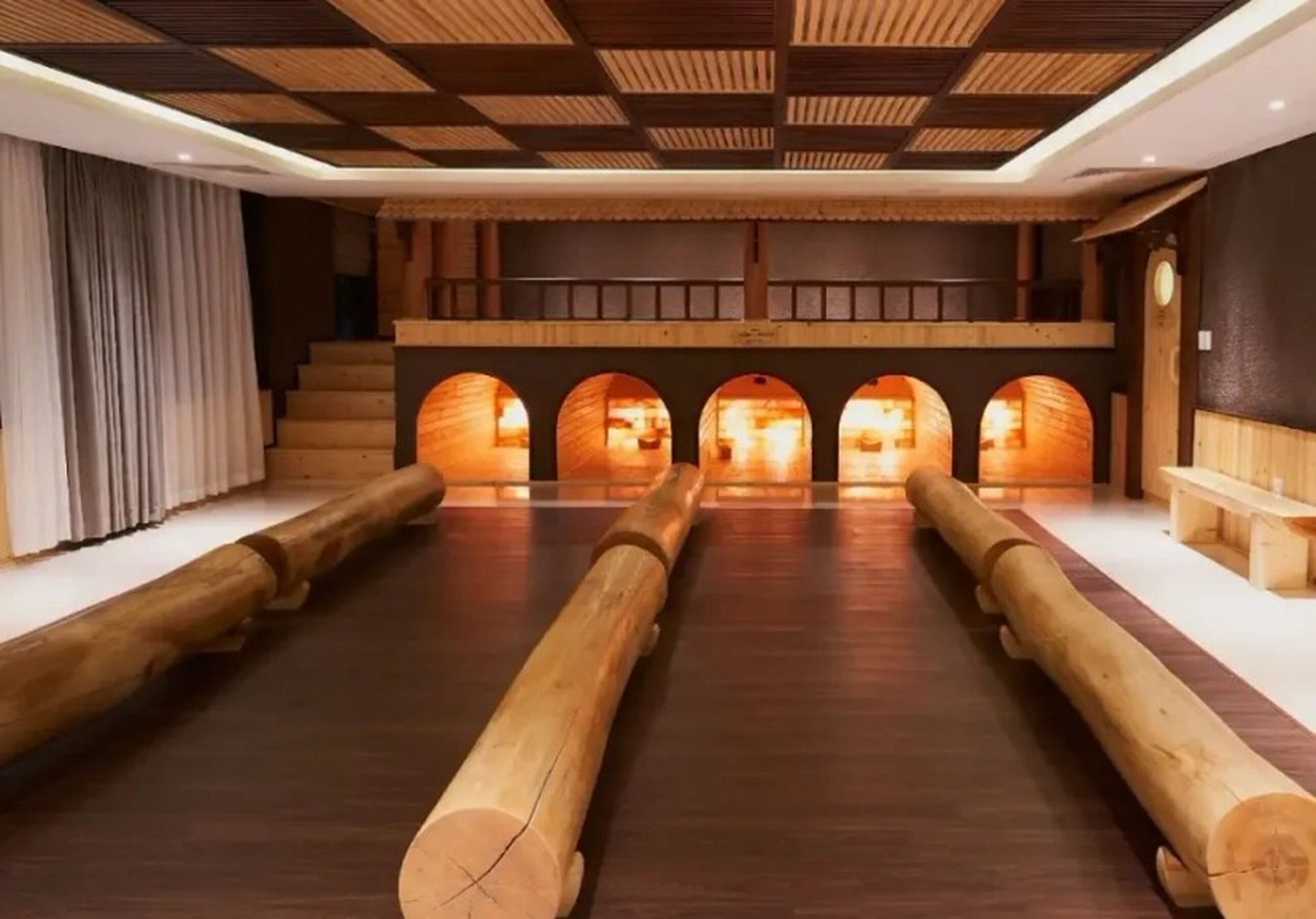 Khu trị liệu ngoài trời, phòng tắm hơi, bồn tắm thủy lực 