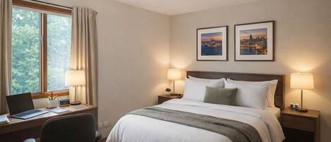 Bügeleisen/Bügelbrett, Internetzugang, Bettwäsche