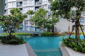 Outdoor pool - 2BR Condo Pool and Full Gym C262 (Kathu)