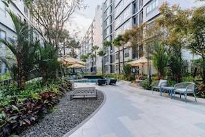 Terrace/patio - 2BR Condo Pool and Full Gym C262 (Kathu)