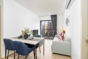 Apartment, Balcony | Living area - 2BR Condo Pool and Full Gym C262 (Kathu)