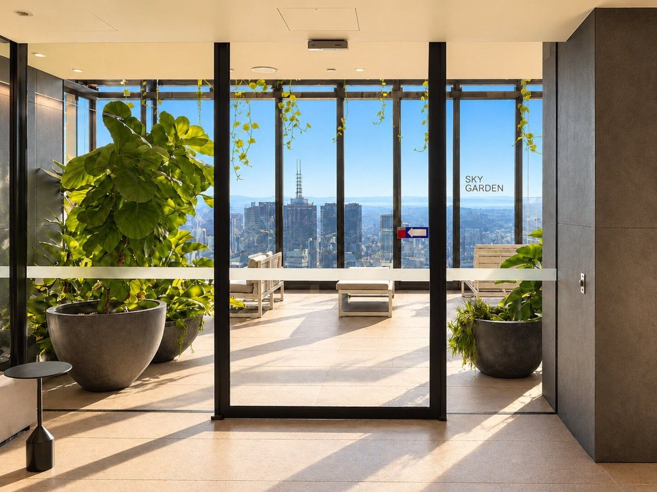 Bathe in sunlight at the Level 70 Sky Garden while enjoying unparalleled views. Note: a Building Induction is required to use these amenities.