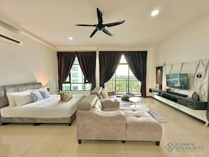 Comfort Studio, Balcony | Living area - Molek Regency by Stayrene  (Johor Bahru)