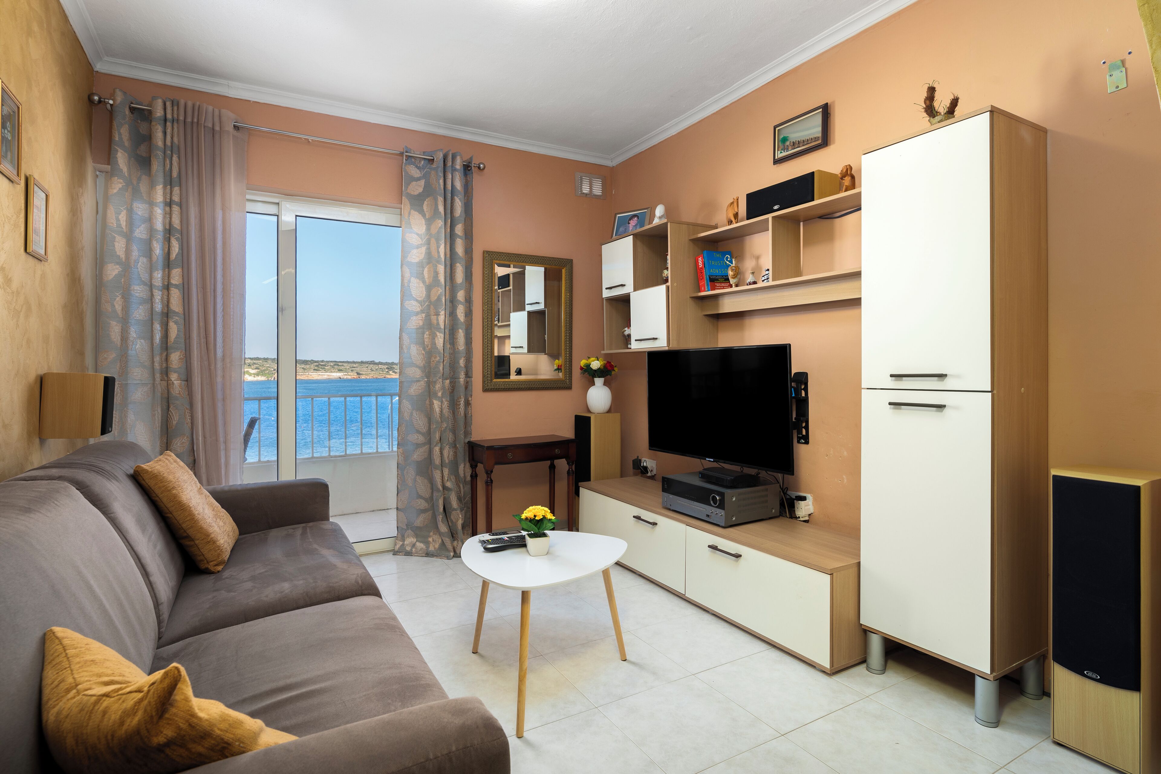 Apartment, Sea View | Living area