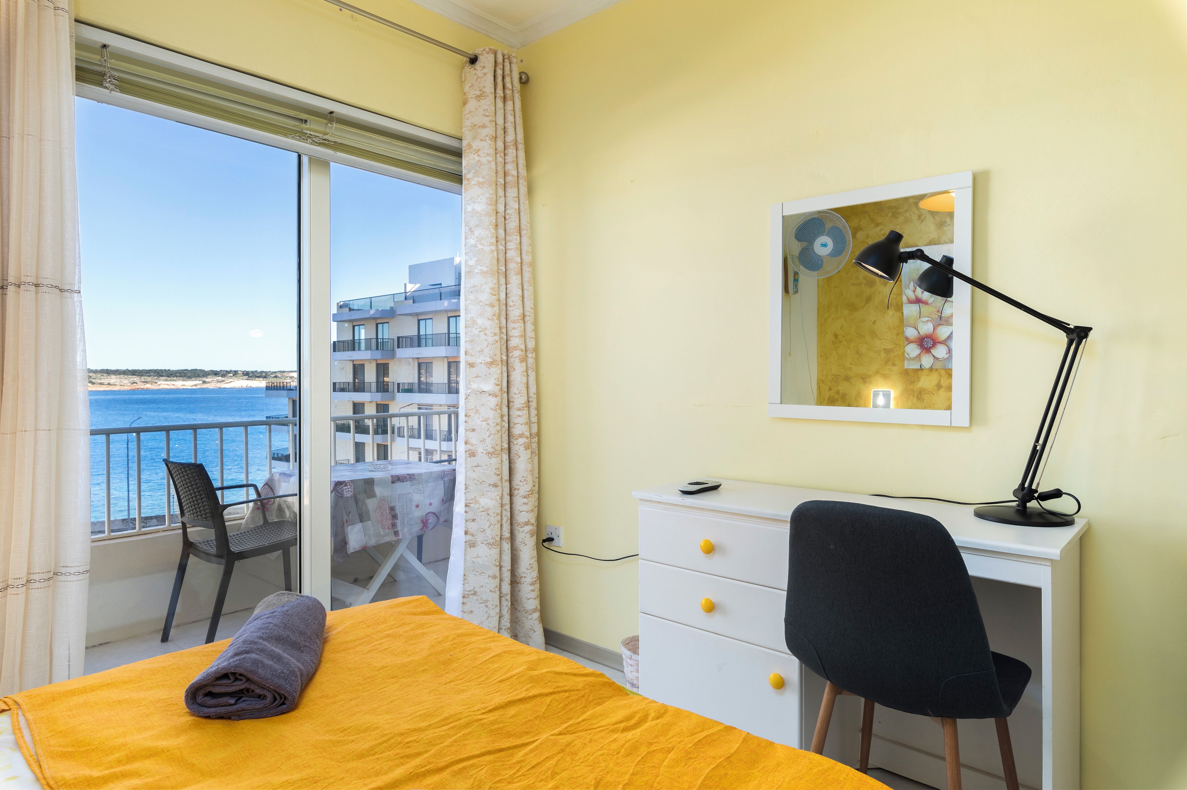 Apartment, Sea View | Blackout curtains, iron/ironing board, free WiFi