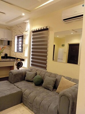 Apartment, 1 Bedroom, Balcony | Living room - Experience in Style - Short Stay, Long Memories ! (Lagos)