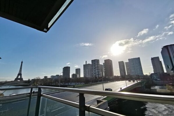 Udsigt fra overnatningsstedet