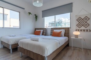 Apartamento, 3 quartos, cozinha, vista para a cidade | Roupas de cama de algodão egípcio, roupas de cama premium