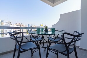 Apartment, 3 Bedrooms, Kitchen, City View | View from room - Citrus 3-BR Apt. & Balcony in Larnaca (Larnaca)
