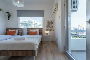 Apartment, 3 Bedrooms, Kitchen, City View | Egyptian cotton sheets, premium bedding, individually decorated - Citrus 3-BR Apt. & Balcony in Larnaca (Larnaca)