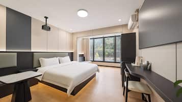 Family Twin Room | Desk, blackout curtains, iron/ironing board, free WiFi