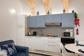 Apartment, City View | Private kitchen - Traditional APT with Internal Courtyard (Valletta)