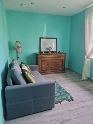 Ferienhaus, 4 Schlafzimmer, Raucher, Balkon | Wohnbereich