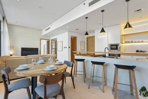 Dining - Urban Chic 1 Bedroom w/ big Balcony Kitchen in JVC (Jumeirah Village Circle (JVC))