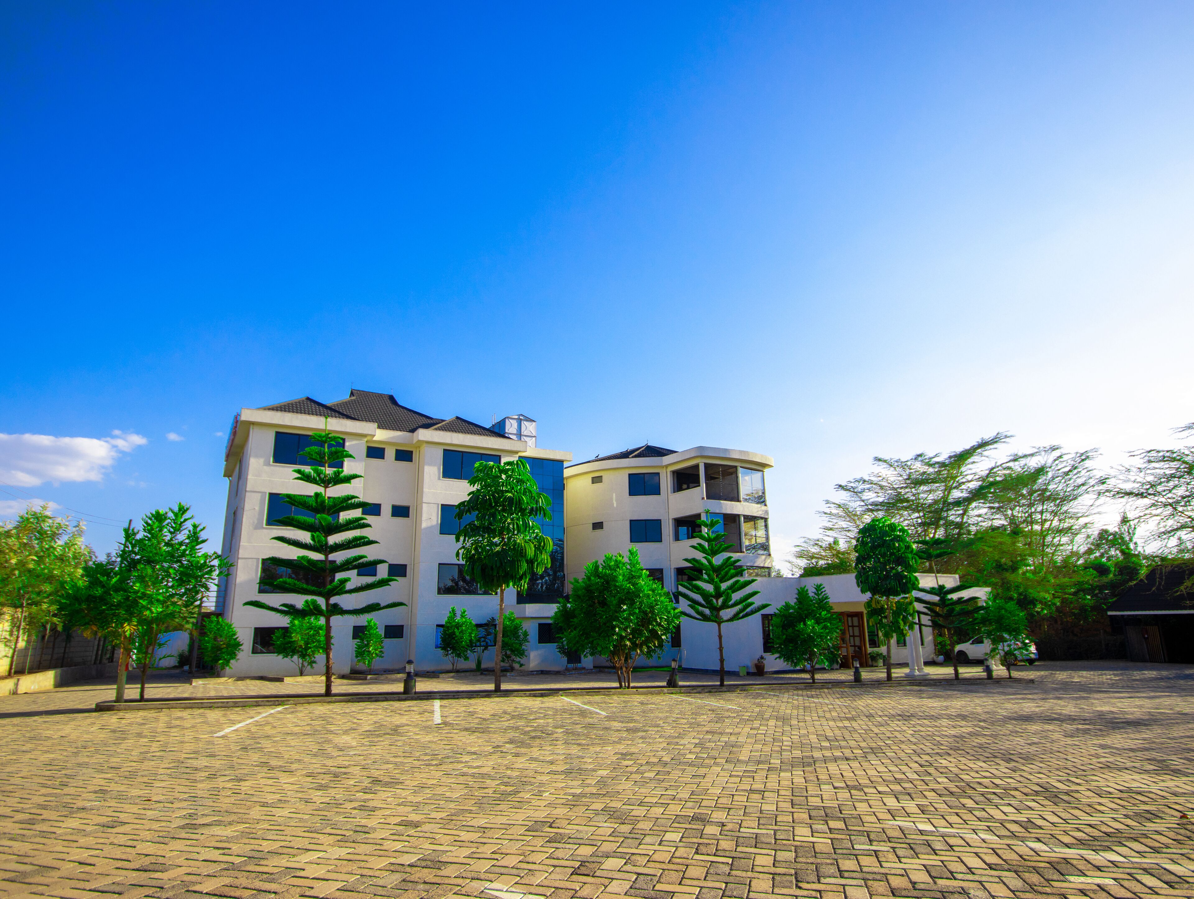 Fassade der Unterkunft