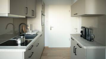 Kühlschrank, Ofen, Herdplatte, Geschirrspüler