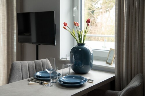 Neubau-Apartment Himmellicht in Dangast mit Meerblick und privater Dach-Terrasse 