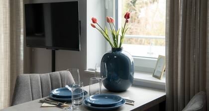 Neubau-Apartment Himmellicht in Dangast mit Meerblick und privater Dach-Terrasse