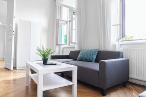 Basic Apartment | Living area - 2BR Apartment Steps From AKH Center (Wien)