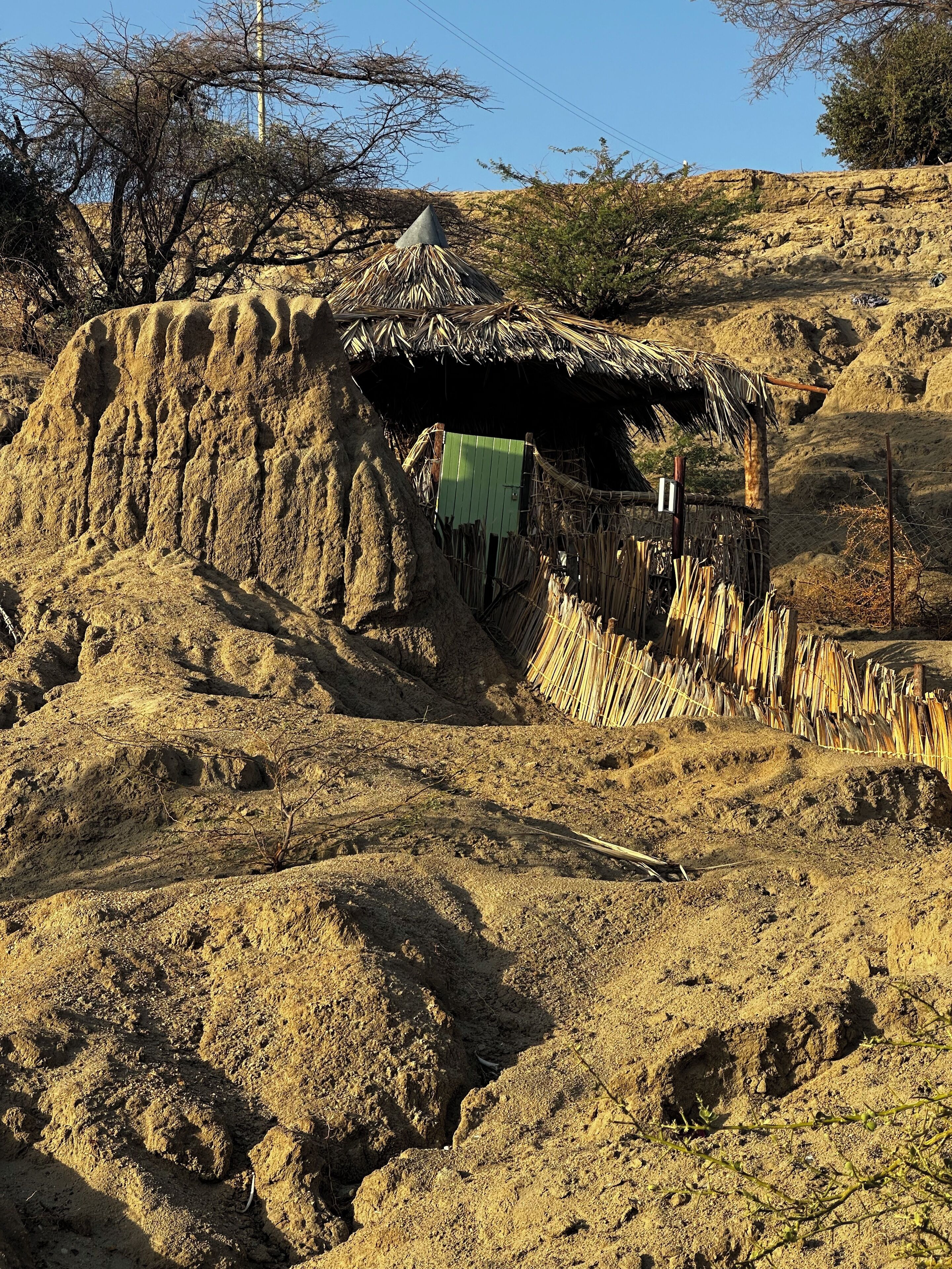 Ferienhütte, Seeblick