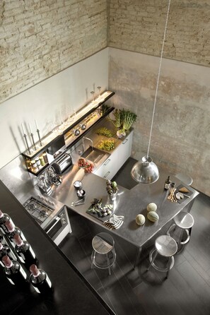 Private kitchen - Luxury modern Apartment at Ponte Vecchio (Firenze)