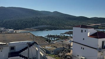 Vue depuis lâhĂ©bergement