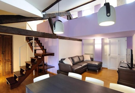 Duplex | Living area. SM Hospitality SANTO STEFANO