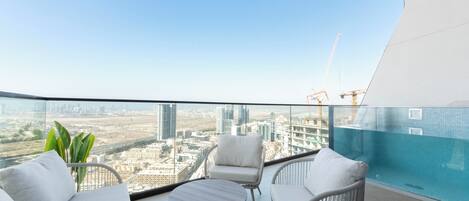 豪華公寓, 陽台, 城市景觀 | 露台/庭院