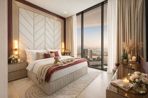 Deluxe-Apartment, Balkon, Stadtblick