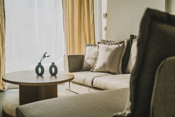 Living area - Tortuga Luxury Villas (Sivota)