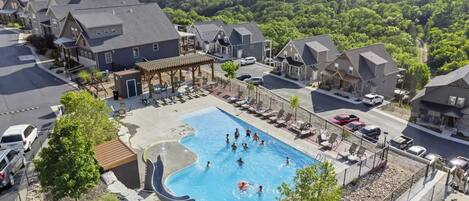 Indoor pool, a heated pool